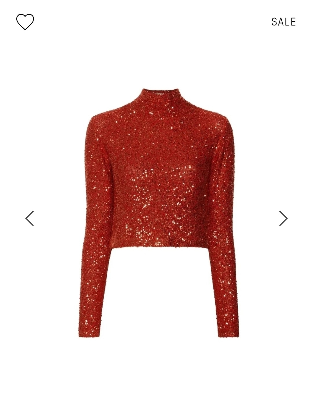 LaPointe Sequin Cashmere Mock-Neck Crop Top